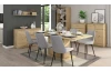 Komoda so 4 zásuvkami Carlos, dub artisan, 75 cm