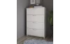 Komoda se zásuvkami Leporelo 78 cm, biela mat