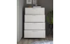 Komoda se zásuvkami Leporelo 78 cm, biela mat
