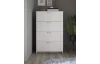 Komoda se zásuvkami Leporelo 78 cm, biela mat