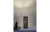 Stolná LED lampa Taco,trblietavý efekt, čierno-zlatá