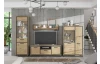 TV skrinka Trondheim 158 cm, dub artisan/dub čierny