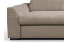 Rohová sedačka Arya, béžová cappuccino šrukturovaná tkanina, pravý roh