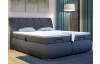 Posteľ boxspring s polohovaním Meryl 180x200 cm, antracitová látka