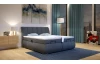 Posteľ boxspring s polohovaním Meryl 180x200 cm, antracitová látka