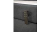 Posteľ boxspring s polohovaním Meryl 180x200 cm, antracitová látka