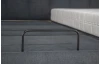 Posteľ boxspring s polohovaním Meryl 180x200 cm, antracitová látka