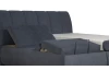 Posteľ boxspring s polohovaním Meryl 180x200 cm, antracitová látka