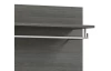 Šatníkový panel s policou Salsa, 80 cm, sivý dub