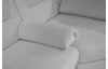 Doplnkový podrúčkový vankúš Relaxness 23x50 cm, svetlo šedá látka