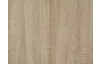 Šatníková skriňa so zrkadlom Click, 135 cm, biela/dub sonoma