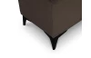 Úložná lavica/periňák Joy, šírka 139 cm, hnedá látka