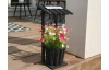 Stojan na kvety Garden 41 cm, čierne drevo