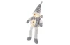 Vianočná  dekorácia LED snehuliak, 31 cm