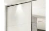 Paspartový rám s osvetlením k šatníkovej skrini Syncrono, 323 cm,biely