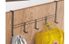 Závesná lišta na dvere Lava TouchTherm L 38 cm, čierna