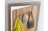 Závesná lišta na dvere Lava TouchTherm 45 cm, čierna