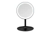Kozmetické zrkadlo s LED Liara 18x28,5 cm, čierne