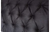 Posteľ boxspring Agnes 180x200 cm,lesklo čierna látka