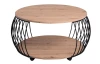 Okrúhly konferenčný stolík Peking 80 cm, dub artisan