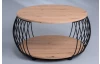 Okrúhly konferenčný stolík Peking 80 cm, dub artisan
