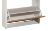Botník Fulda, biely/medový dub, výška 115 cm