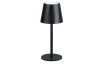 Nabíjacia LED stolná lampa Diaz, čierna