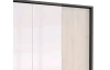 Paspartový rám k šatníkovej skrini Coventry, 228 cm, antracitová oceľ