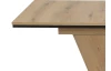 Rozkladací jedálenský stôl Lucy 140x90 cm, dub evoke/čierny