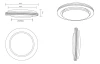 Stropné LED osvetlenie Atria R67041000