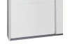 Šatníková skriňa Bern, šírka 225 cm/výška 208 cm, biela