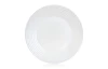 Plytký tanier Harena 25 cm, biele sklo