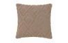 Dekoračný vankúš Boho rabbit 45x45 cm, taupe