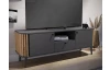 TV skrinka Pure, 138 cm, tmavě šedá/dub artisan