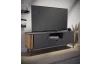 TV skrinka Pure, 138 cm, tmavě šedá/dub artisan