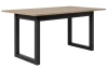 Rozkladací jedálenský stôl Denver 160x90 cm, dub sonoma/antracit