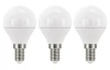 LED žiarovka (3 ks) Classic mini globe, E14, 5 W, 470 lm