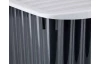 Úložný box s vekom 60x35 cm, čierny, recyklovaný plast