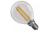 LED žiarovka Filament mini globe, E14, 3,4 W, 470 lm
