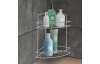 Stojací/závesný rohový regál Reflex Luxy 2, chrometherm