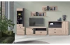 TV skrinka Ancona, 125 cm, dub estana/antracit