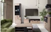 TV skrinka Ancona, 155 cm, dub estana/antracit
