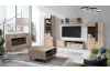 TV skrinka Ancona, 155 cm, dub estana/antracit