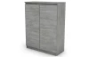 Skrinka Carlos 80 cm, šedý beton