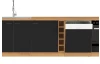 Dolná kuchynská skrinka Modena, 60 cm, dub artisan/čierna