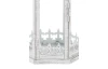 Lampáš Clara 39 cm, biely antik