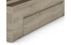 Posteľ so zásuvkami Carlos 90x200, dub sonoma