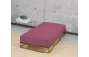 Napínacie prestieradlo Jersey Castell 90x200 cm, fialové