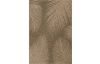 Vonkajší/vnútorný koberec Kenzy 80x150 cm, béžový s listami