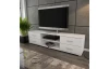 Široký TV stolík Oskar TV, biely. šírka 180 cm